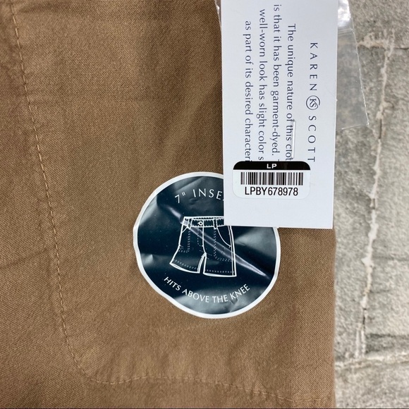 KAREN Scott Linda Knit Drawstring Shorts Sz small / Medium - Picture 3 of 11